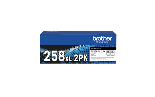 Brother TN258XLBK2PK High Yield Toner Black Double Pack