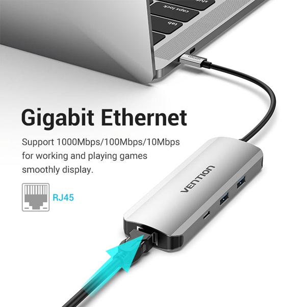 Vention 9-IN-1 USB-C MST Docking Station