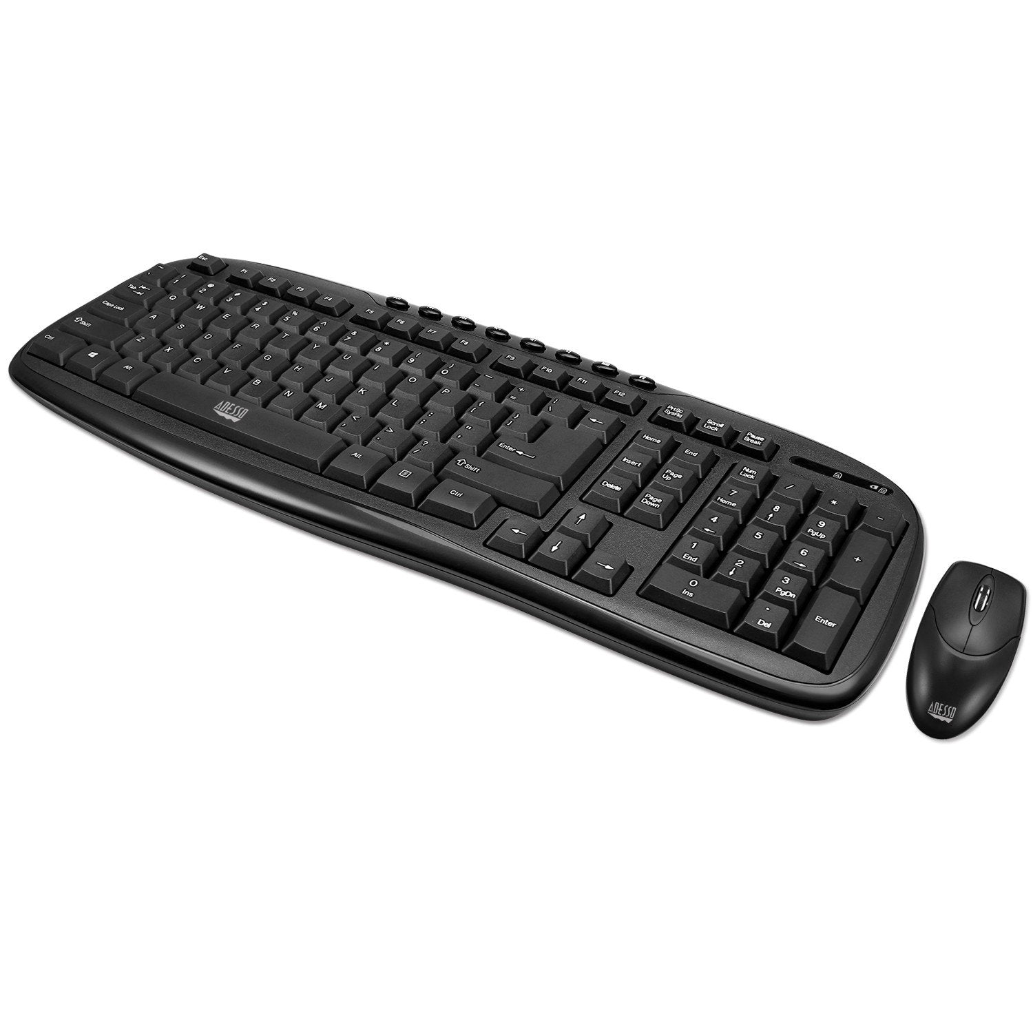 Adesso WKB-1330CB 2.4Ghz Wireless Desktop Keyboard&Mouse Combo