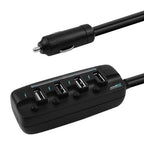 mbeat? 4-Port 40W rapid car charger with ON/OFF switches