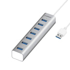 mbeat? 7-Port USB 3.0 Aluminium Slim Hub with Power for PC and MAC