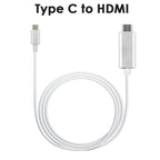 8Ware USB Type-C to HDMI Cable M/M Black - 2m