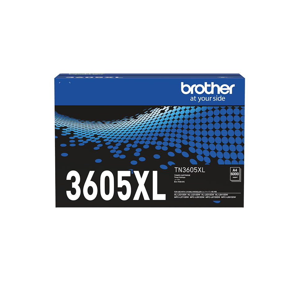 TN3605XL Black High-Yield Toner Cartridge